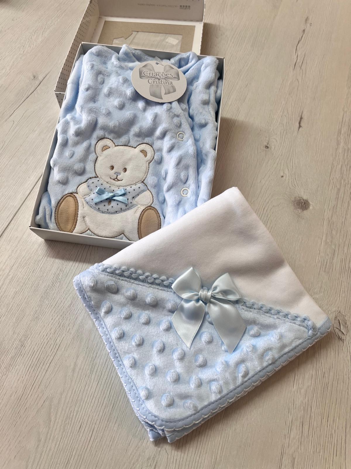 Conjunto de Pijama Bebé | Tamanho 1 Mês